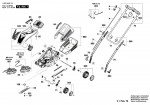 Bosch 3 600 HA6 202 Arm 37 R Lawnmower 230 V / Eu Spare Parts